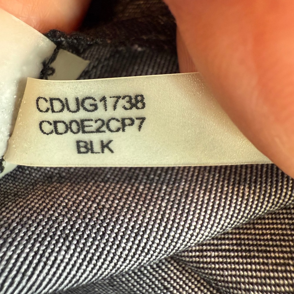 Calvin Klein Pleated Square Neck Minimalist Sheath Career Dress Charcoal 6 EUC - Picture 8 of 11